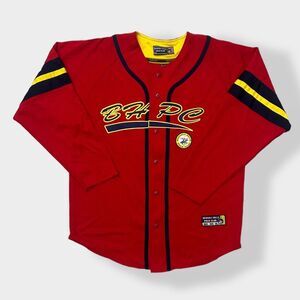 Beverly Hills Polo Club Red Jersey Large #82 Embroidered 90s Vintage